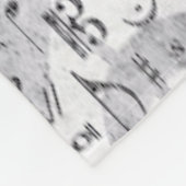 ミュージックノートパターンミュージックテーマ フリースブランケット (角)