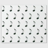 ミュージックノートパターン ラッピングペーパー (フラット)