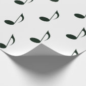 ミュージックノートパターン ラッピングペーパー (角)