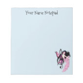 ミュージックノートフェアリー ノートパッド (正面)