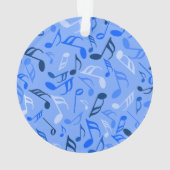 ミュージックノートブルー オーナメント (裏面)