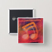 ミュージックノートボタン 缶バッジ (正面&裏面)