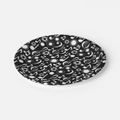 ミュージックノートミュージシャンをテーマにしたパーティー ペーパープレート (アングル)