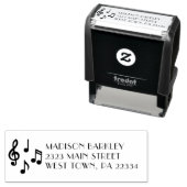 ミュージックノートミュージシャン先生 セルフインキングスタンプ (インサイチュ)