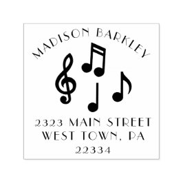 ミュージックノートミュージシャン先生 セルフインキングスタンプ