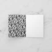 ミュージックノートミュージシャン先生 ノートカード (内部)