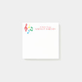 ミュージックノートミュージシャン先生 ポストイット (正面)