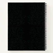 ミュージックノートラグジュアリー王室のピアノ鍵 ノートブック (裏面)