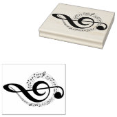 ミュージックノートラバースタンプ ラバースタンプ (押印)