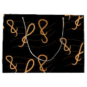 ミュージックノート抱き枕 ラージペーパーバッグ (裏面)