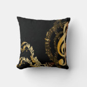 ミュージックノート王室のデザイン クッション (正面)