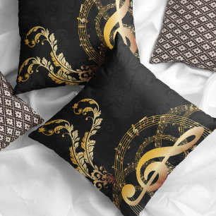 ミュージックノート王室のデザイン クッション