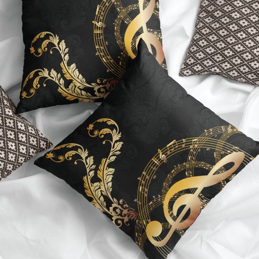 ミュージックノート王室のデザイン クッション