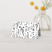 ミュージックノート結婚ミュージカル プレイスカード (裏面)