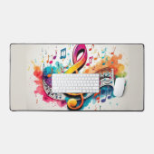 ミュージックノート デスクマット (キーボード&マウス)