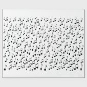 ミュージックノート，ビート!_ ラッピングペーパー (フラット)