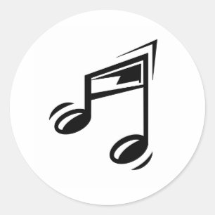 ミュージックノート ラウンドシール