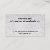 ミュージックノート 名刺 (裏面)