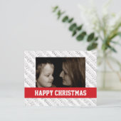 ミュージックノートChristmas Familyフォトポストカード シーズンポストカード (スタンド正面)