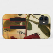 ミュージックノートKeyboard Red Rose Blossom Destiny Case-Mate iPhoneケース (裏面(横))