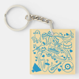 ミュージックハンズ – ASLデザイン キーホルダー