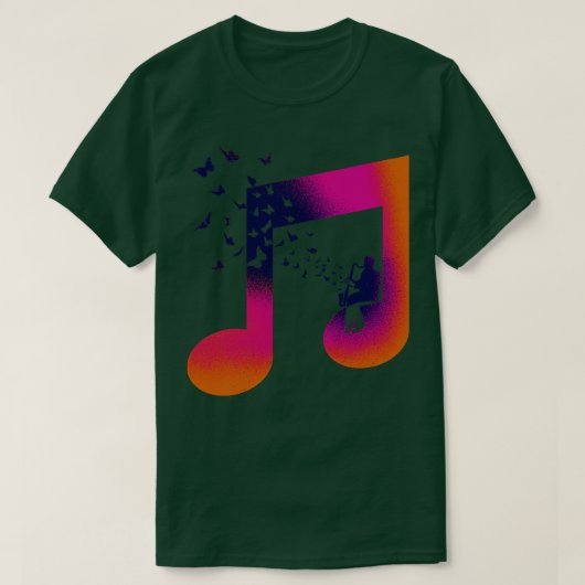 ミュージックバスクラリネット Tシャツ (デザイン正面)