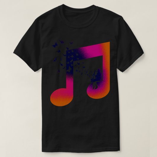 ミュージックバスクラリネット Tシャツ (デザイン正面)
