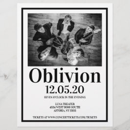 ミュージックバンコンサートのフライヤー チラシ