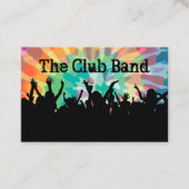 ミュージックバンドクール群集クラブデザイン 名刺 (正面)