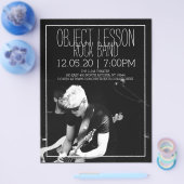 ミュージックバンドコンサートフライヤー チラシ (シングル)