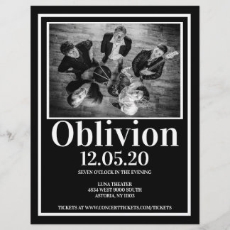 ミュージックバンドコンサートフライヤー チラシ