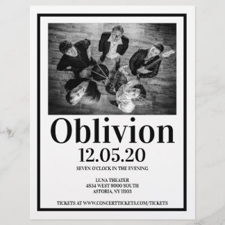 ミュージックバンドコンサートフライヤー チラシ