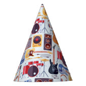 ミュージックバースデーパーティーミュージカル楽器 パーティーハット (正面)