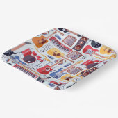 ミュージックバースデーパーティー楽器 ペーパープレート (傾斜あり)