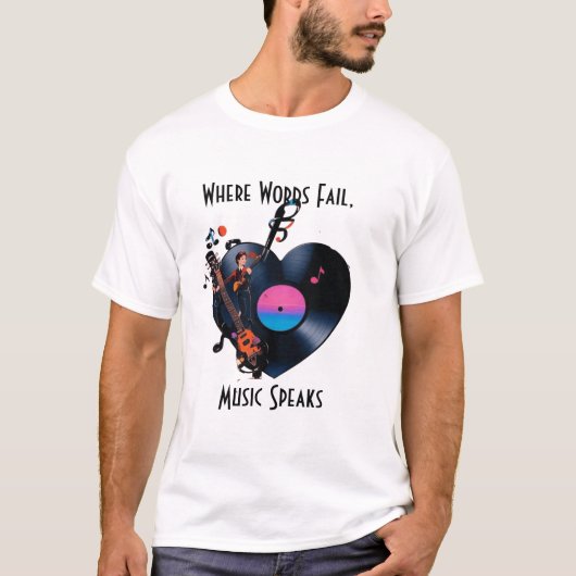ミュージックパーカー Tシャツ (正面)