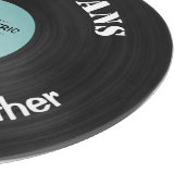 ミュージックパーソナライズされたアルバムレトロデザイン カッティングボード (角)