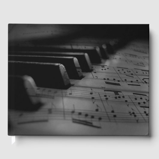 ミュージックピアノ鍵イベントとDate in Spine ゲストブック (正面)