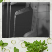 ミュージックピアノ鍵 キッチンタオル (折り畳み)