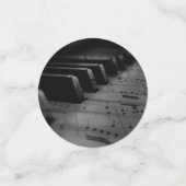 ミュージックピアノ鍵 コンフェッティ (スモール正面)