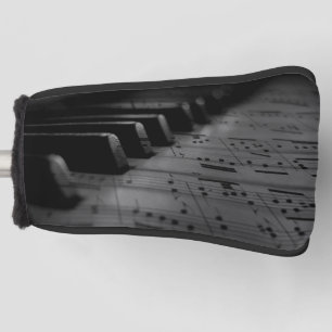 ミュージックピアノ鍵 ゴルフヘッドカバー