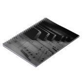 ミュージックピアノ鍵 ノートブック (左側)