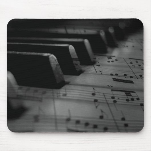 ミュージックピアノ鍵 マウスパッド (正面)