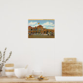 ミュージックピア、海シティ、NJヴィンテージ ポスター (キッチン)