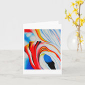 ミュージックピンクとブルー,ジョージア・オキーフェ,ファインアート カード (黄色い花)