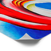 ミュージックピンクとブルー，ジョージア・オキーフ， ポスター (角)