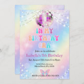 ミュージックファンインマイ誕生日時代誕生日招待状 招待状 (正面/裏面)