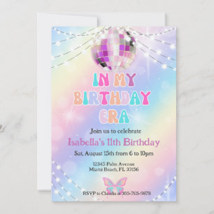 ミュージックファンインマイ誕生日時代誕生日招待状 招待状