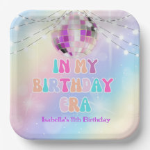 ミュージックファンインマイ誕生日時代誕生日紙プレート