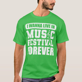 ミュージックフェスティバル好き ミュージックフェスティバルブロガー フレンド Tシャツ