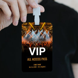 ミュージックフェスティバルVIPオールアクセスパス イベントID バッジ